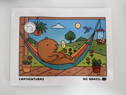 Livro de colorir Capivara - Capi Goods - Imagem 3