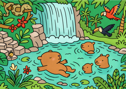 Livro de colorir Capivara - Capi Goods - Imagem 5