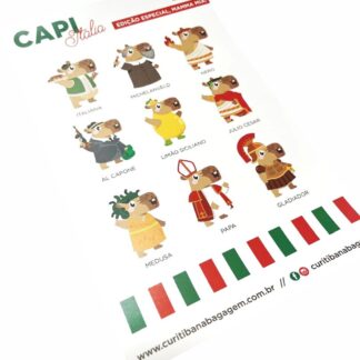 Adesivo Capivaras da Itália